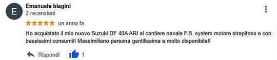 Recensione di Emanuele Biagini cliente di FB System Viareggio